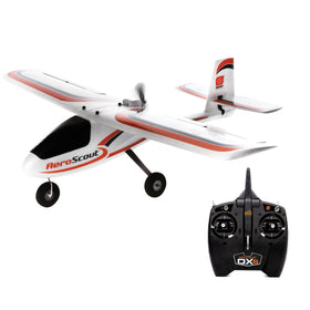 HobbyZone AeroScout S 2 RTF battery and charger not included note for setup.