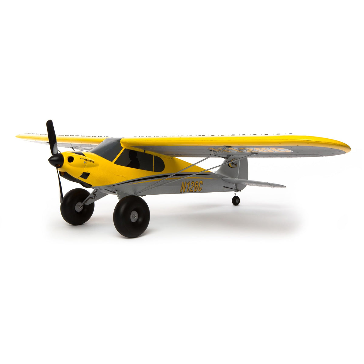 HobbyZone Carbon Cub S2 1.3m front view showcases beginner-friendly trainer form