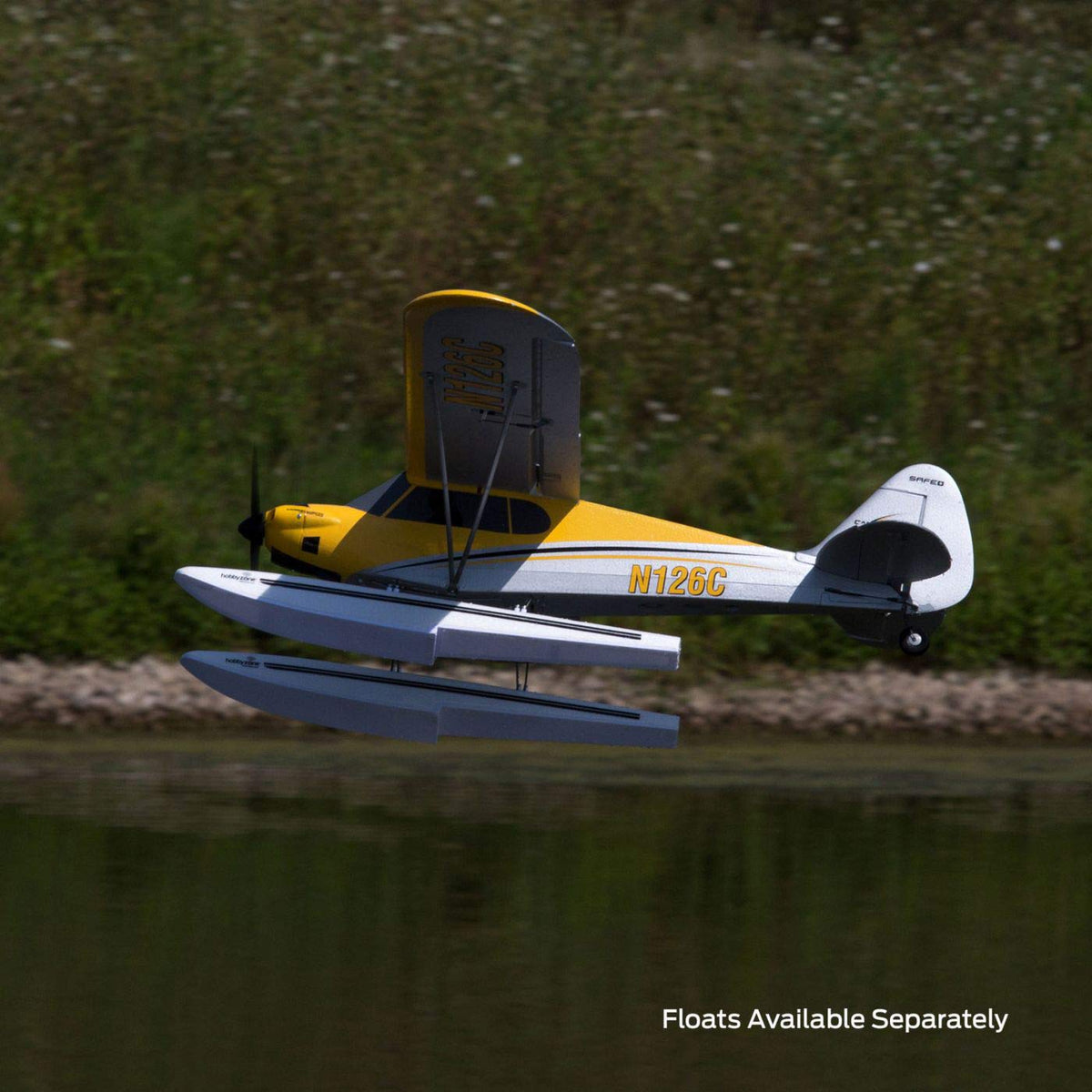 HobbyZone Carbon Cub S2 1.3m top-down view highlights wing span