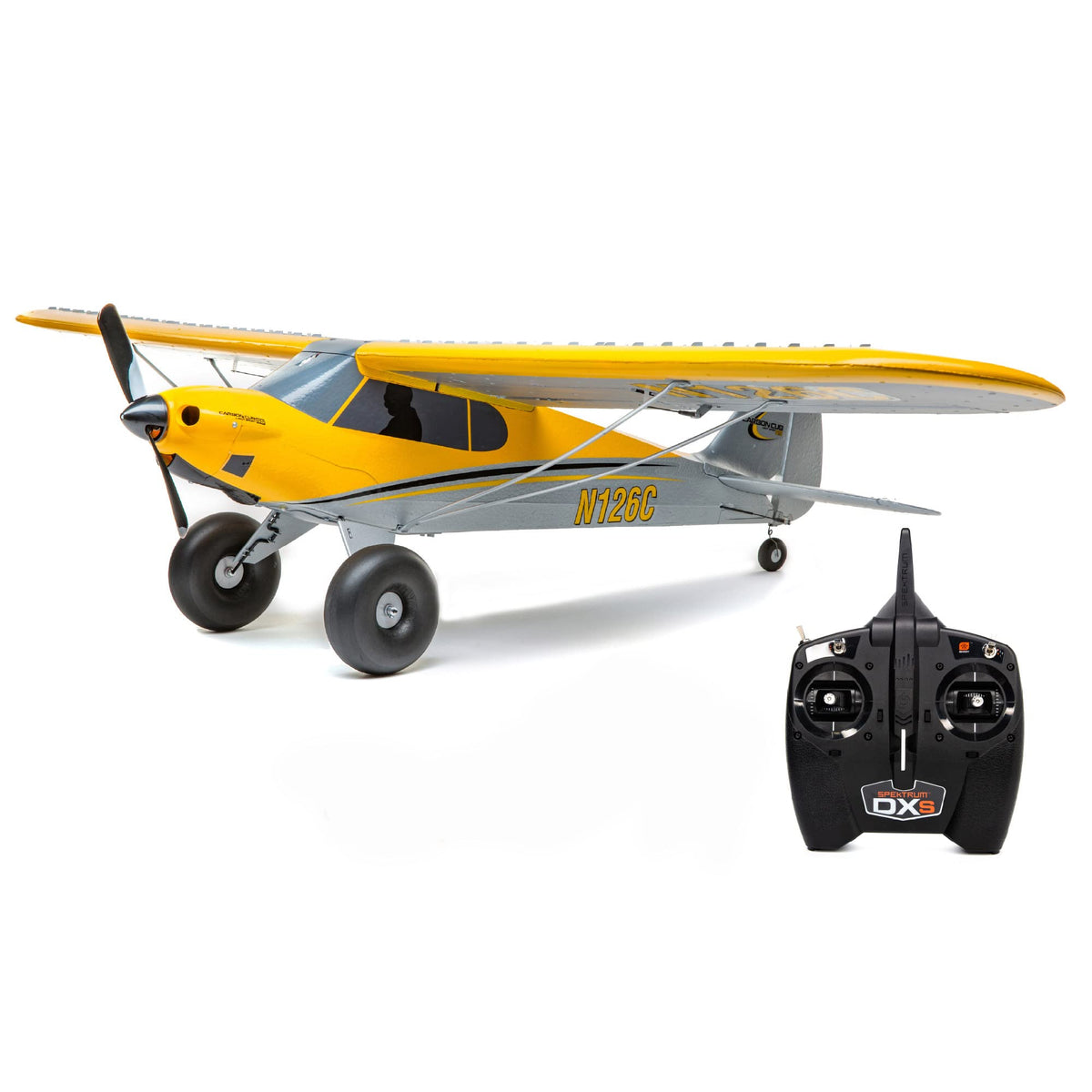 HobbyZone Carbon Cub S2 1.3m wings detail reveals build precision