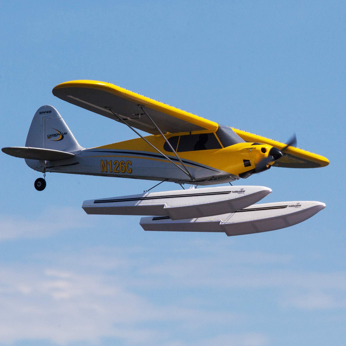 HobbyZone hardware kit with pre-bent wire struts for secure mounting on the Super Cub