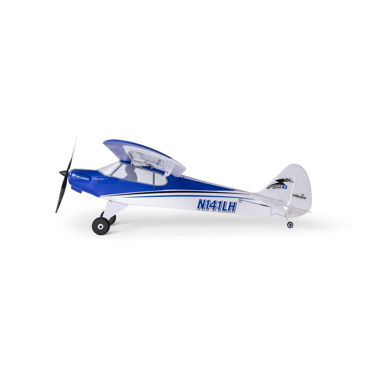 HobbyZone Sport Cub S 2 615mm beginner-friendly flight using SAFE tech.