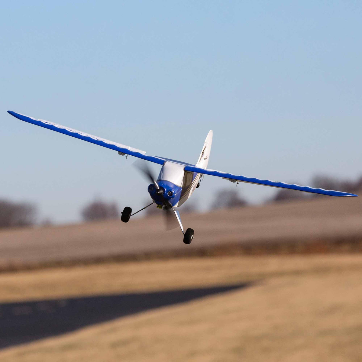 HobbyZone Sport Cub S 2 615mm electric motor and ESC provide smooth starts.