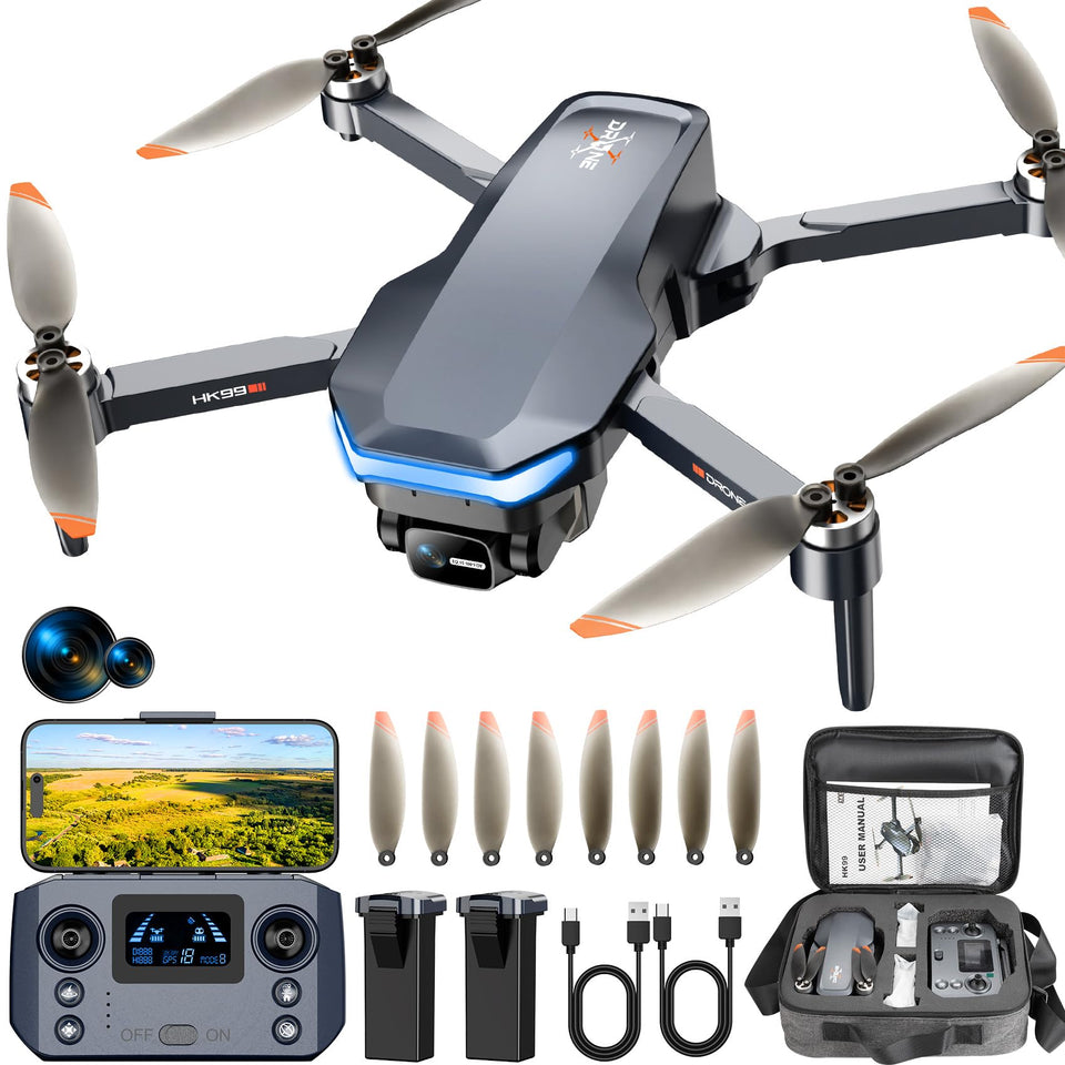 Hocany GPS drone with 4K camera for crisp aerial footage and smooth returns.