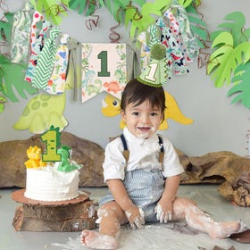 HODIHIWI high chair banner hanging setup for quick party decoration