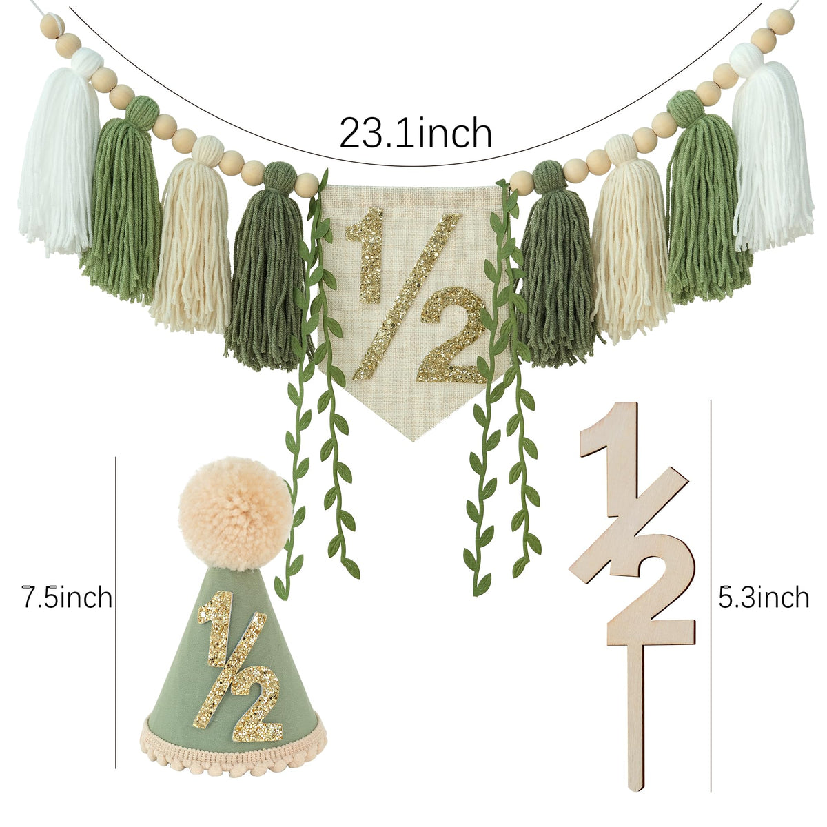 HODIHIWI party photo prop setup for family memories