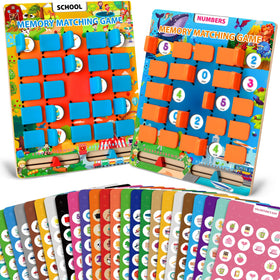 Hodurgyi 2-pack memory game travel board for kids on the go