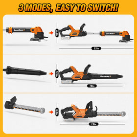 Small-handed design helps kids grip firmly during pretend yard work.
