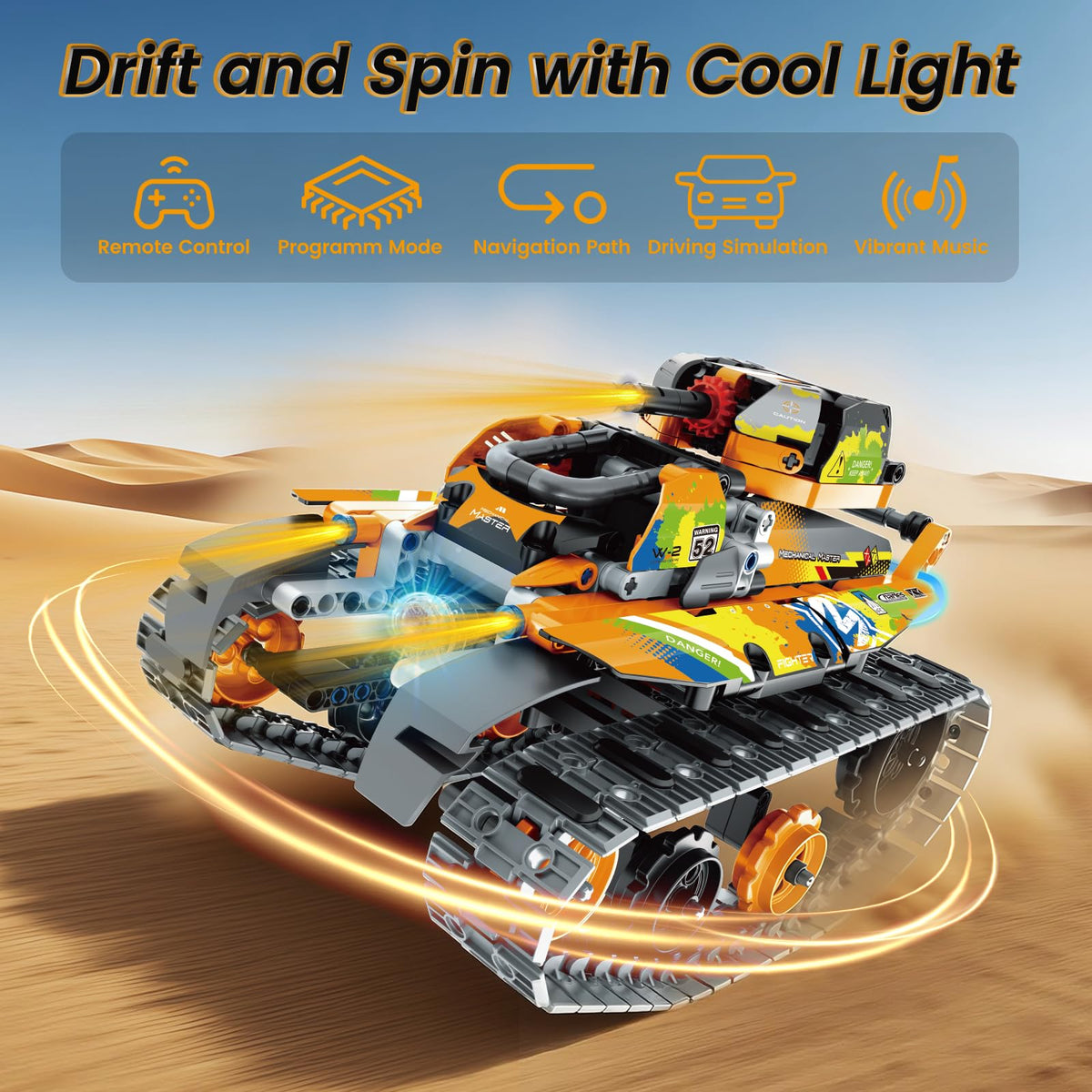 Hodurgyi 5 in 1 bulldozer kit for engineering focused play and problem solving
