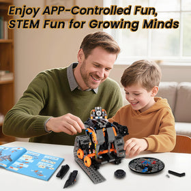 Hodurgyi 5 in 1 robot toy kit encourages STEM exploration through hands on construction