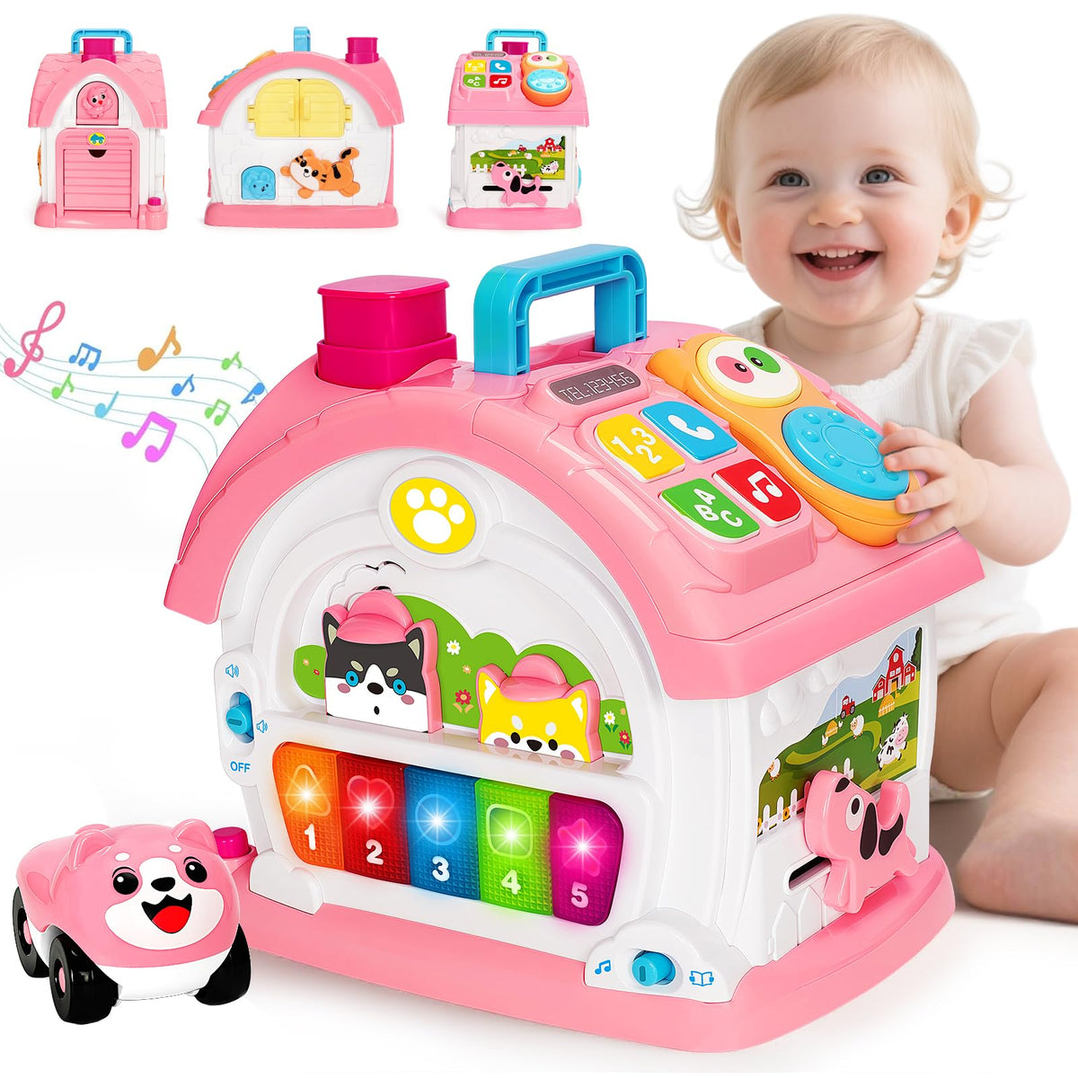 Hodurgyi all-in-one activity center grows with your child