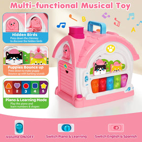 Hodurgyi dial phone with ringtones for pretend communication and fine motor practice