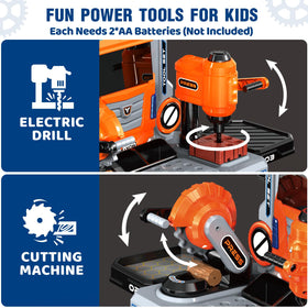 Hodurgyi 65-piece tool set enables creative projects and easy cleanup after play