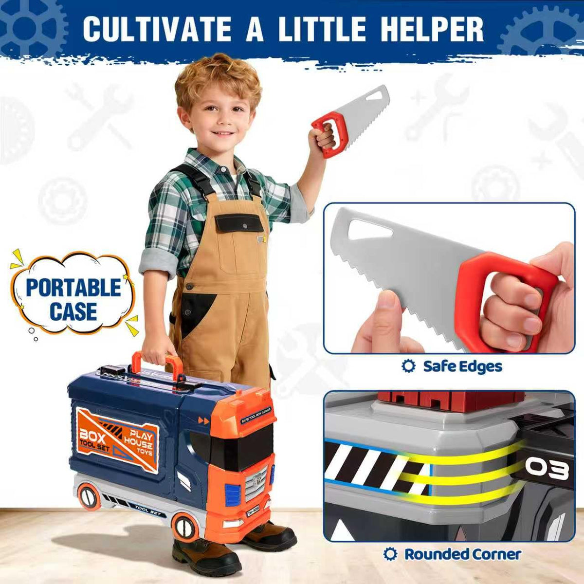 Hodurgyi ABS materials with rounded edges ensure safe, durable toy