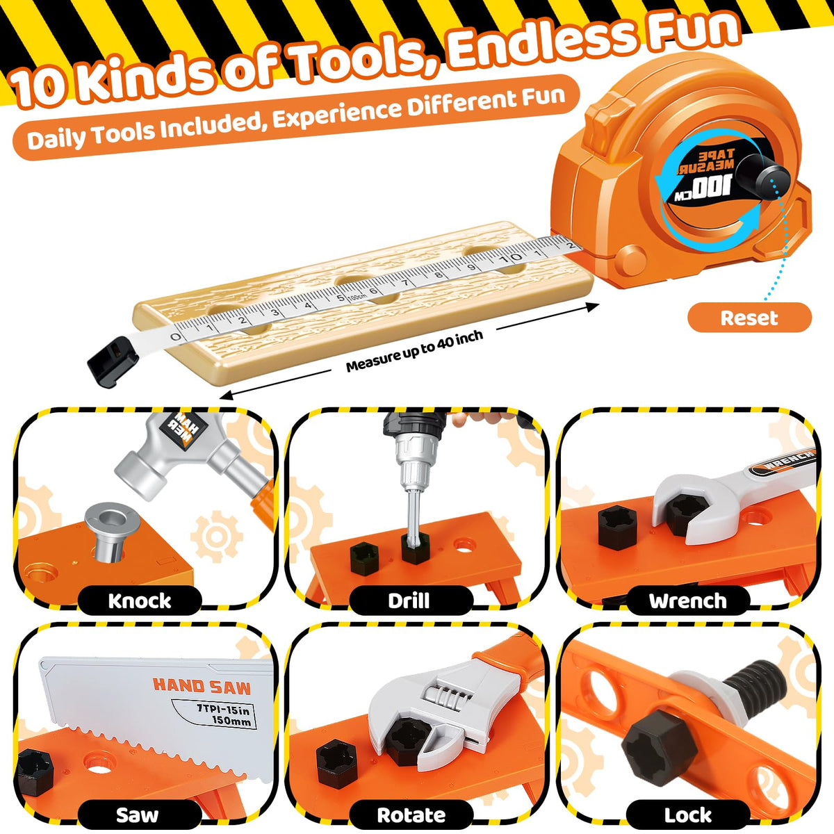 Hodurgyi screwdrivers and wrench promote problem solving and coordination