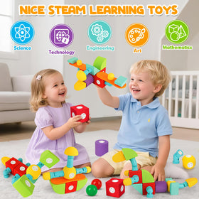 Hodurgyi blocks assemble into a small boat to spark imaginative play and problem solving.