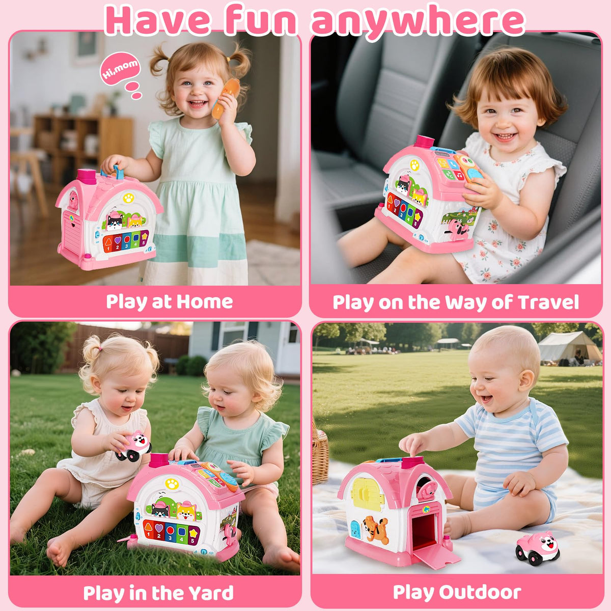 Hodurgyi ABS plastic build with rounded corners for safe toddler play