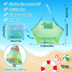 Hoemwarm mesh shovel aids quick sand digging and organization during play