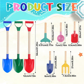 Hoemwarm short-handled beach tools set highlights easy reach for kids