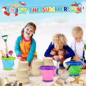 Hoemwarm kids playing on beach enjoying shared digging and shells