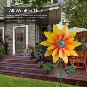 hogardeck sunflower spinner garden ornament adding curb appeal