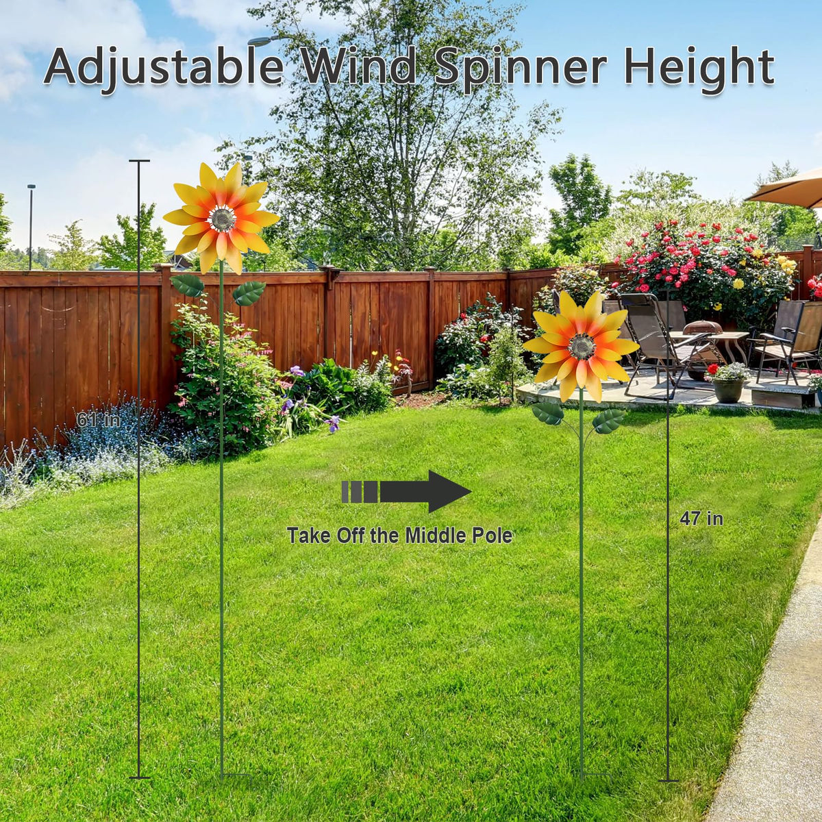 hogardeck wind spinner in dusk lighting for gentle movement