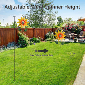 hogardeck wind spinner in dusk lighting for gentle movement