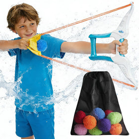Hogaruly water balloon launcher in a backyard setup for active outdoor fun.