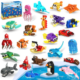 HOGOKIDS 24-pack valentines building toys for party favors and creative play