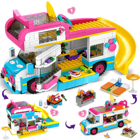 HOGOKIDS 3-in-1 camper-van build focuses on imaginative play and fine motor skill development.