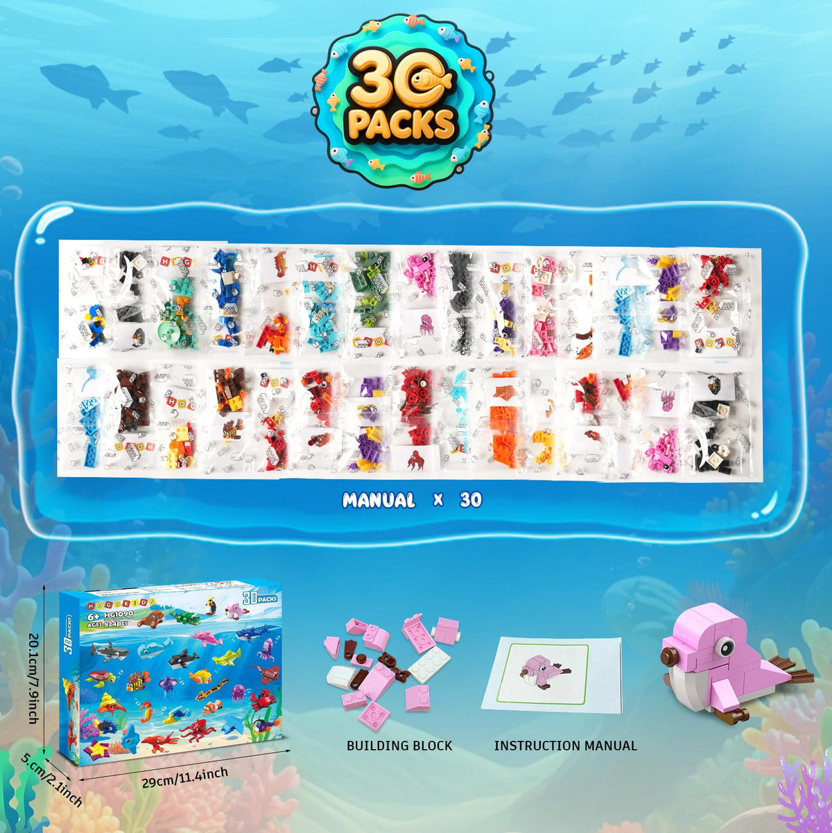 HOGOKIDS starfish pieces spark playful ocean exploration
