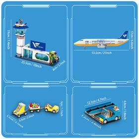 HOGOKIDS colorful stickers for interior and exterior airport details