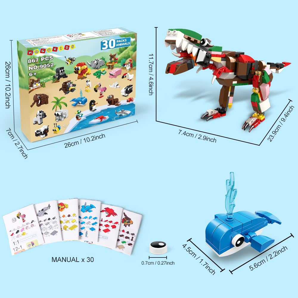 HOGOKIDS instruction booklet image showing easy setup ideas.