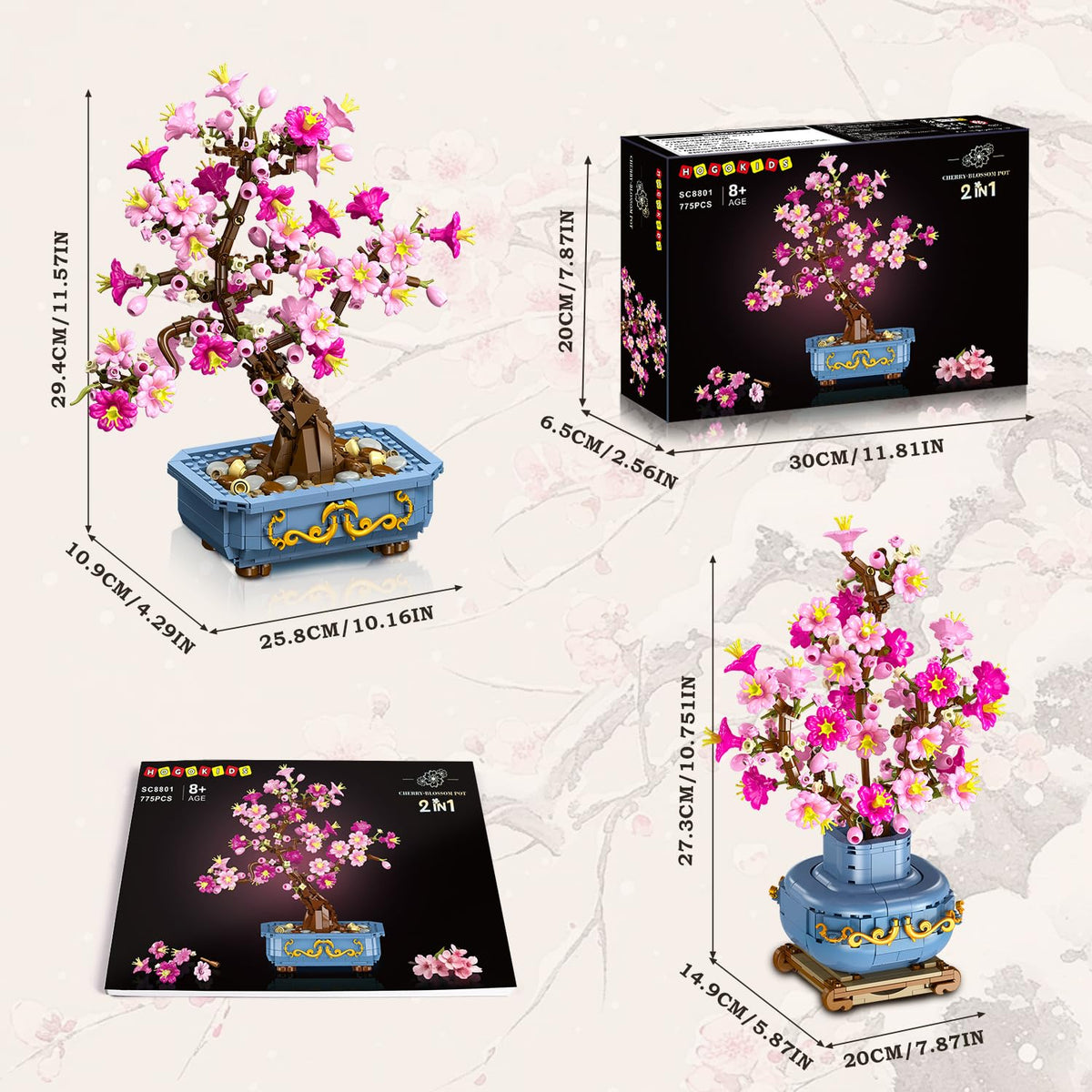 HOGOKIDS Lush blossoms add color and calm to any room.