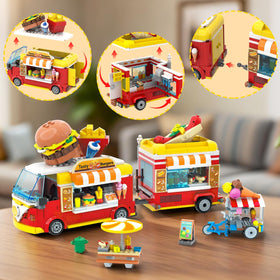 HOGOKIDS City Burger menu display for pretend pricing.