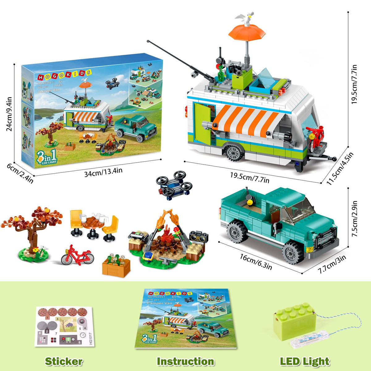 HOGOKIDS City Camper Van audio, intercom, and camera boost realism