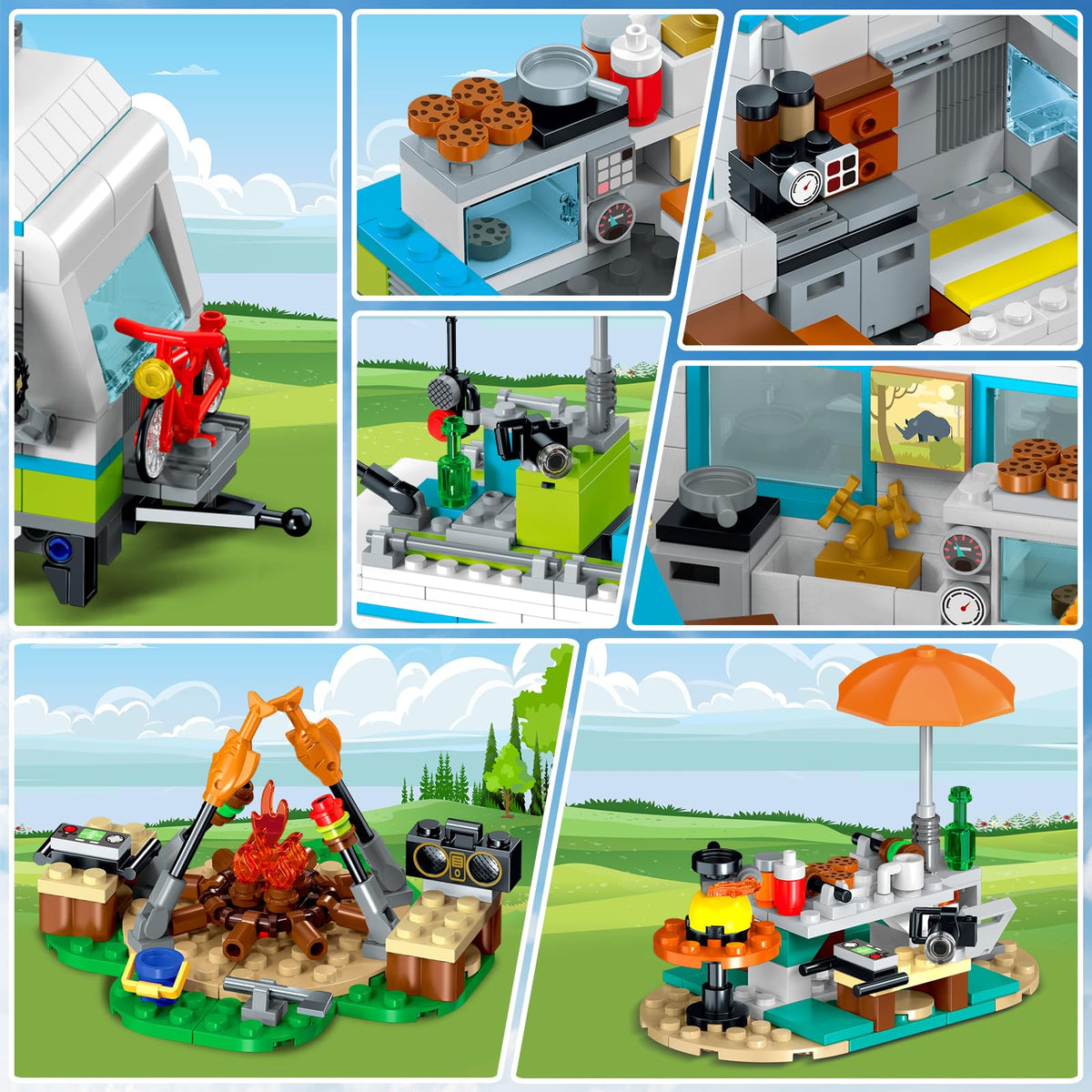 HOGOKIDS City Camper Van opening door invites kid-friendly entry to adventures