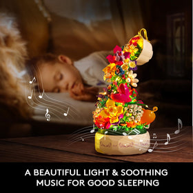 HOGOKIDS Colorful Blocks petals cascade like a floral waterfall