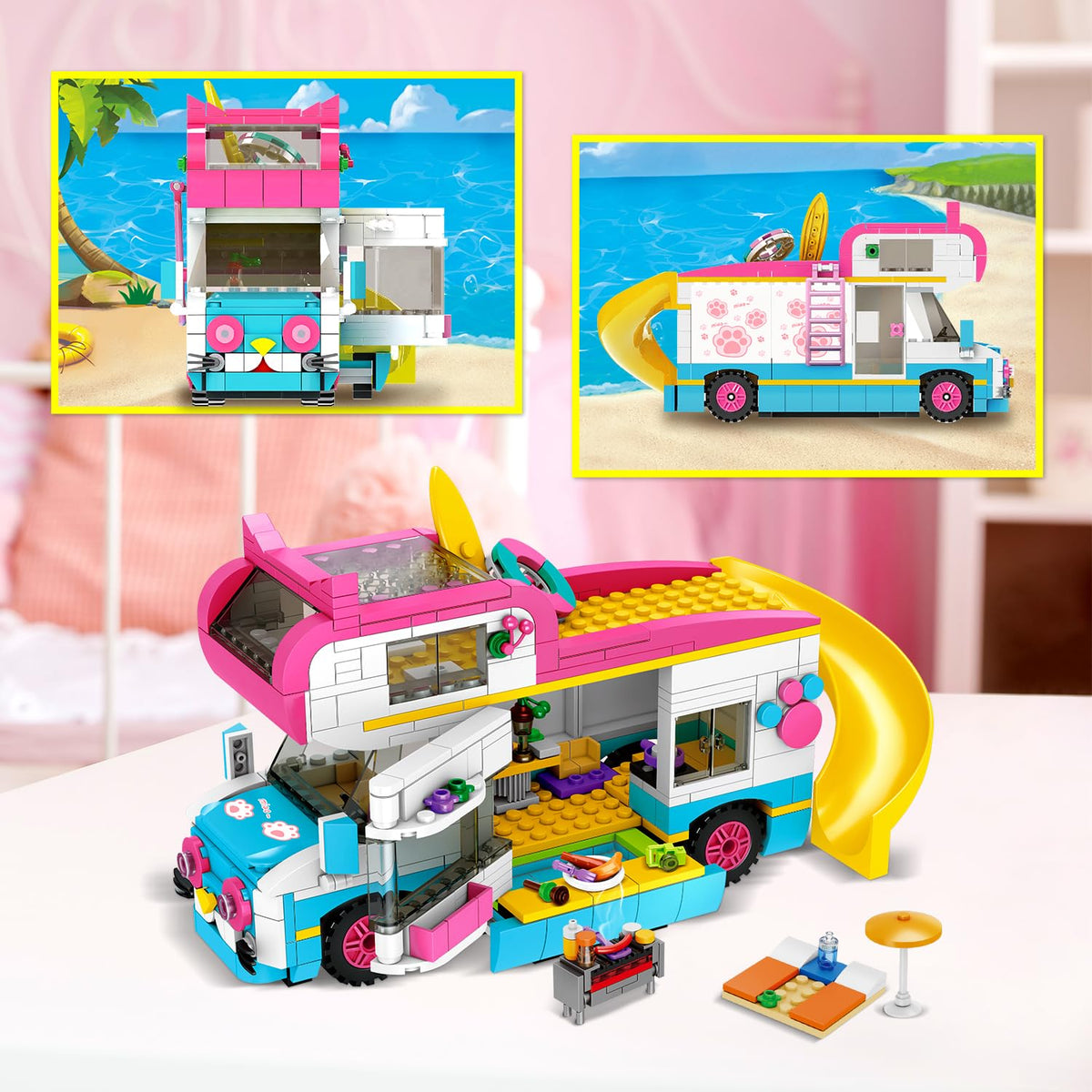 HOGOKIDS detailed-accessories-stickers enhance customization and endless pretend setups.