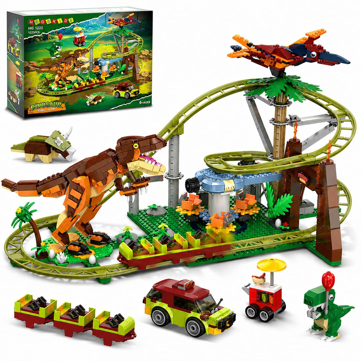 HOGOKIDS dinosaur-roaring-figure sparks imaginative prehistoric play.