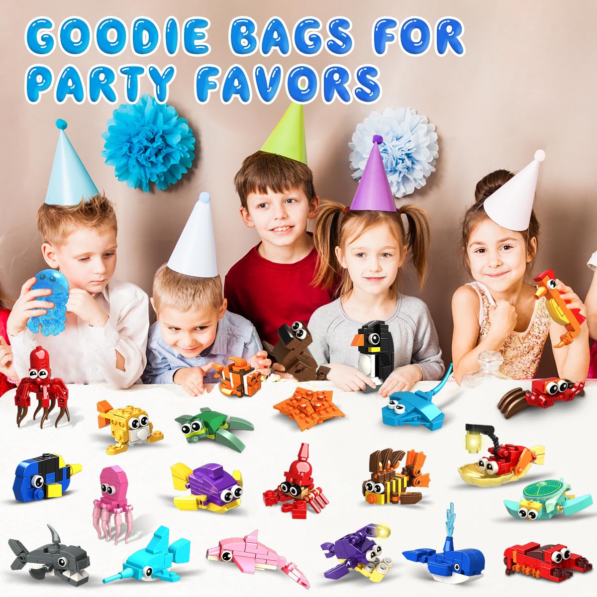 HOGOKIDS dolphin mini blocks for hands-on problem solving