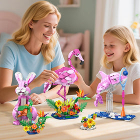 HOGOKIDS Easter Bunny 3-in-1 ring and blue ball set for fun interactions.