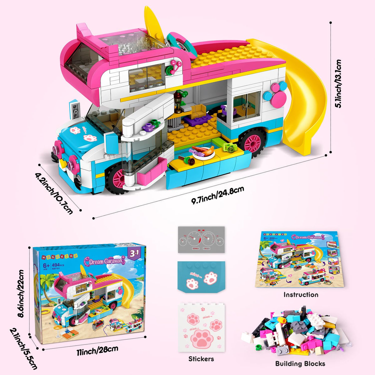HOGOKIDS educational-stem-toy promise engaging learning through building challenges.