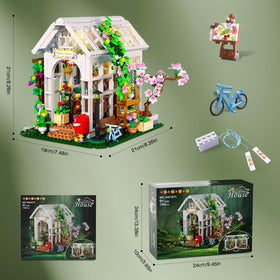 HOGOKIDS Flower House Building Set gift packaging suitable for gifting.