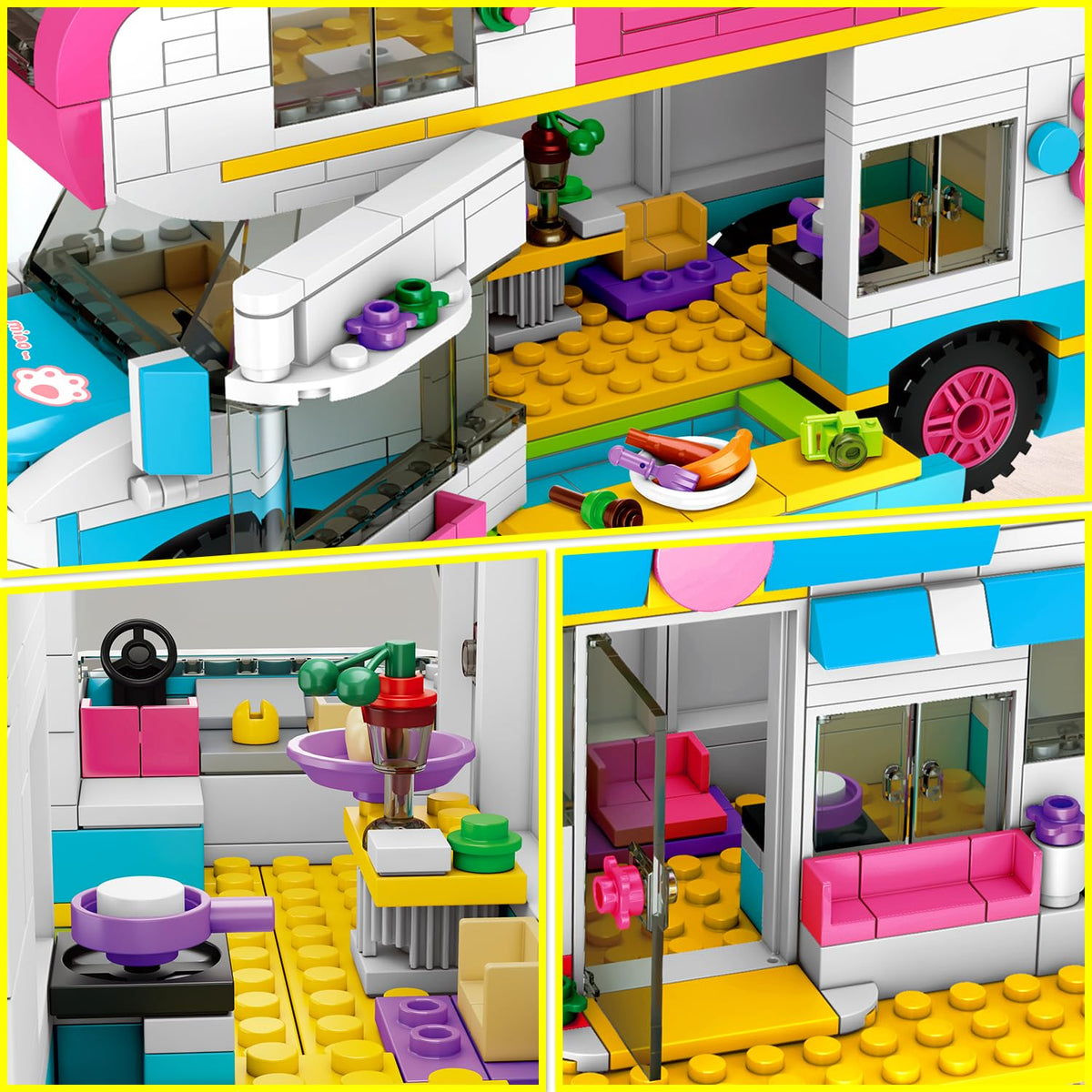 HOGOKIDS food-truck toy set highlights portable fun and social interaction during playtime.