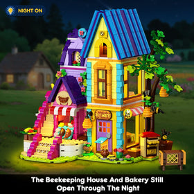 HOGOKIDS Friends House bakery interior with oven supports creative baking stories and role play.