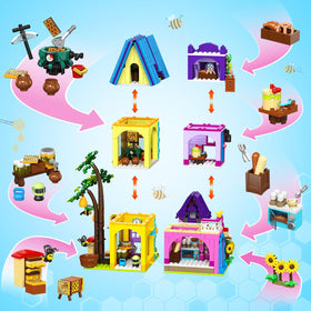 HOGOKIDS Friends House durable ABS build ensures safe, long-lasting building adventures.