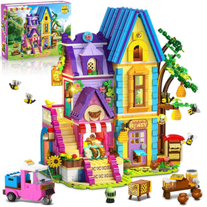 HOGOKIDS Friends House honey workshop exterior fostering imaginative play and family bonding.