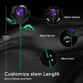 HOGOKIDS High-quality ABS blocks create durable, three-dimensional floral structures