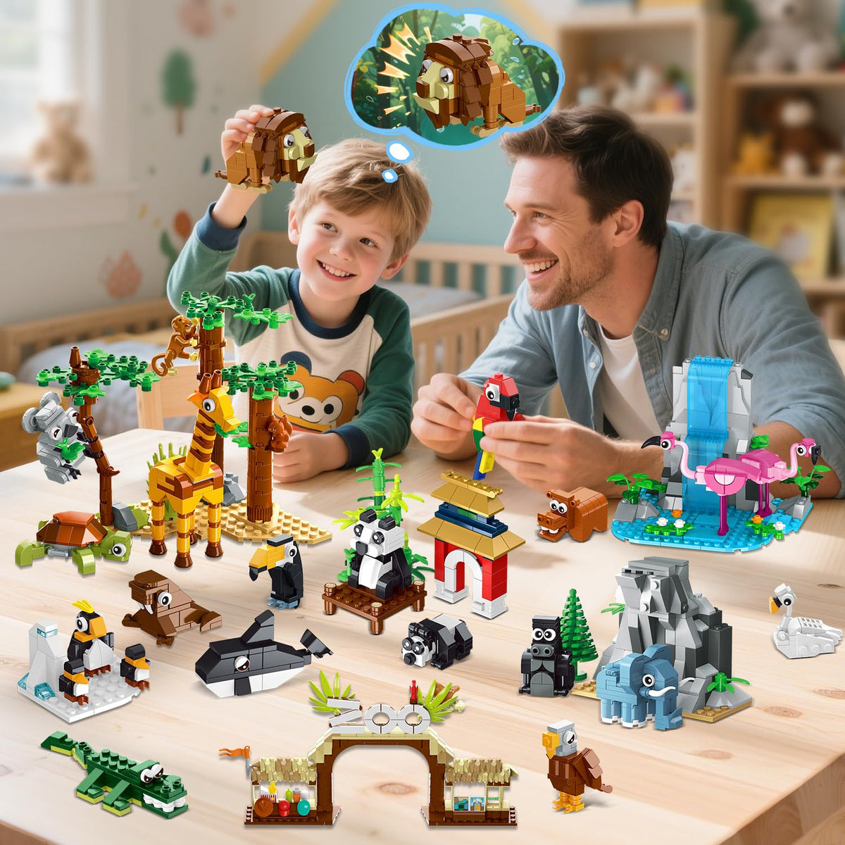 HOGOKIDS Oceanarium scene – underwater habitat prompts aquatic adventures.